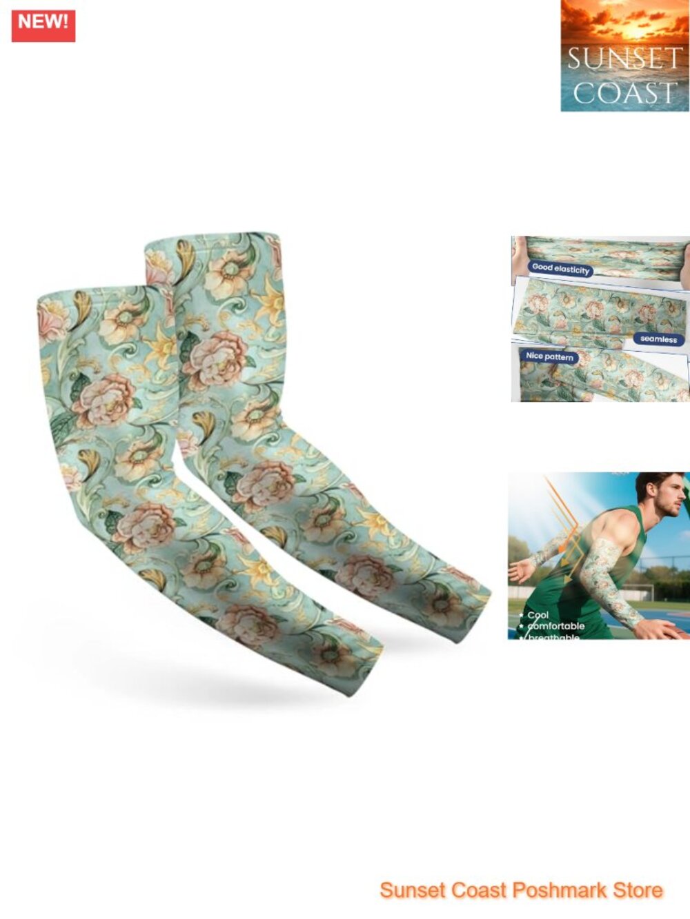 Cooling Compression Arm Sleeves UV Protection Tattoo Cover